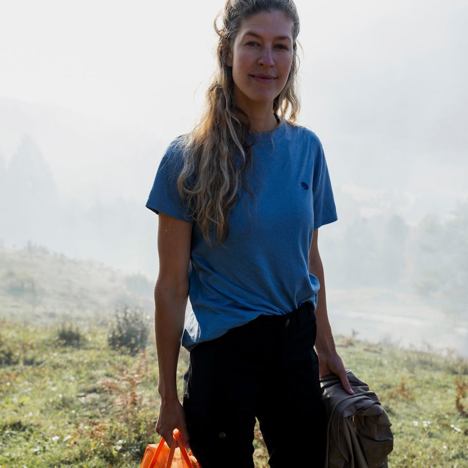 Fjällräven Women's Hemp Blend Tee Musta 08