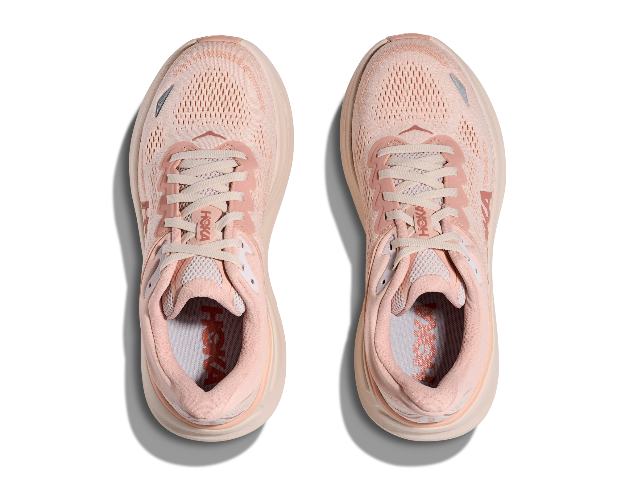 Hoka Women's Bondi 9 Rose Latte / Rose Cream 02