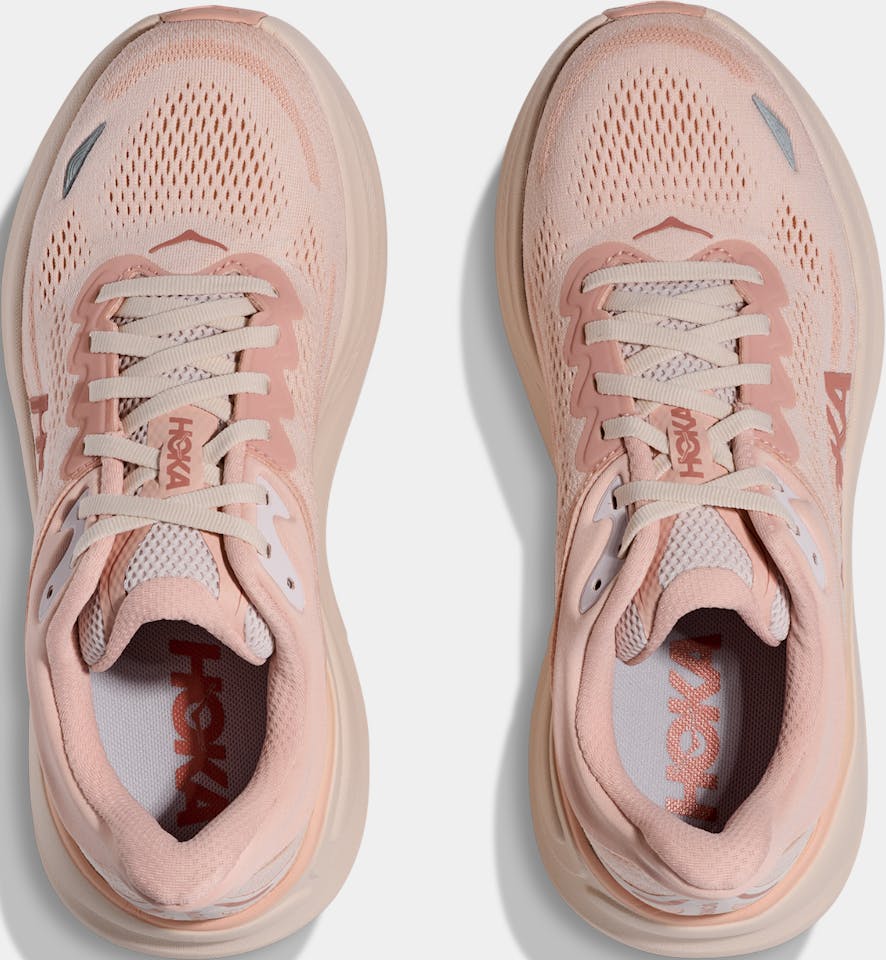 Hoka Women's Bondi 9 Rose Latte / Rose Cream 02