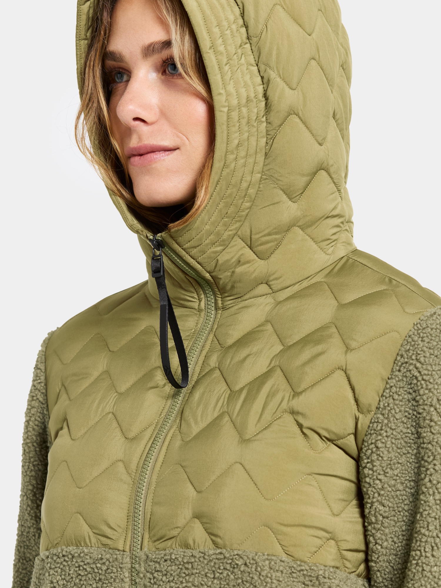 Didriksons Women's Bibi 2 Full Zip Olive 08
