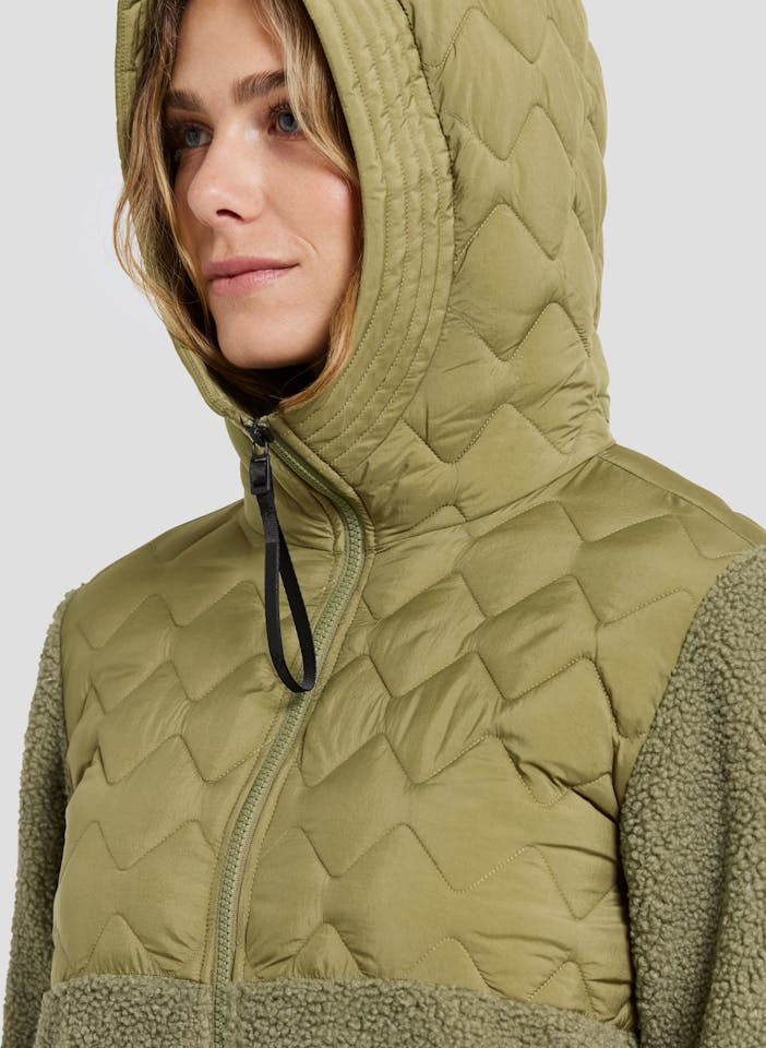 Didriksons Women's Bibi 2 Full Zip Olive 08