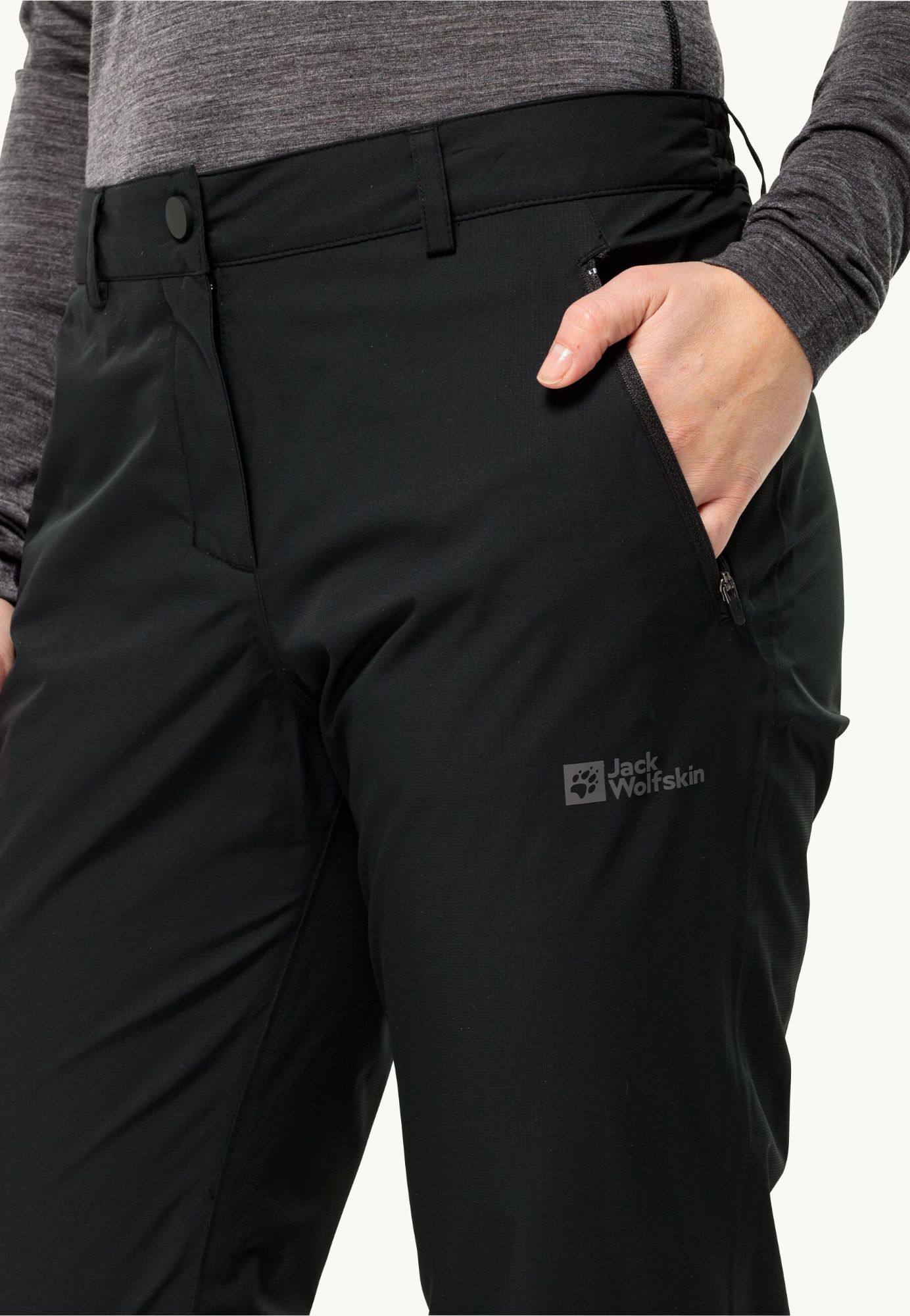 Jack Wolfskin Women's Parana Pants Musta 04
