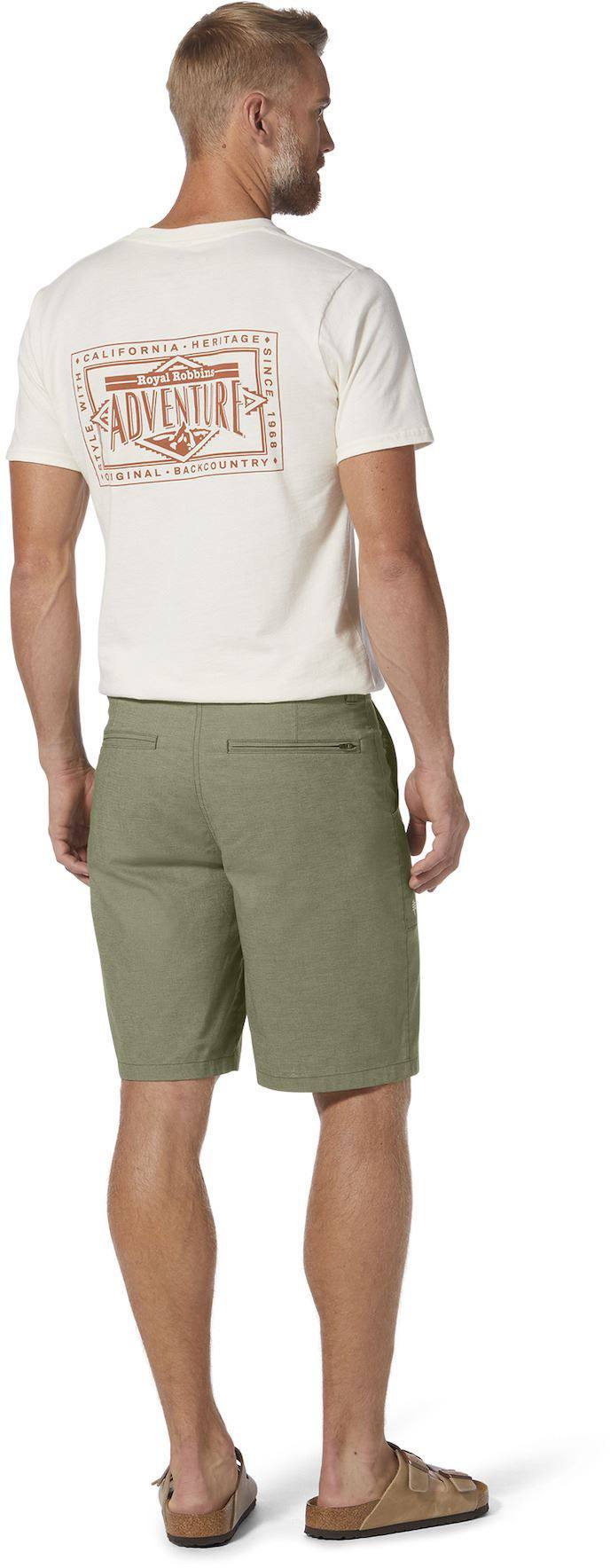 Royal Robbins Men's Hempline Shorts Green 04