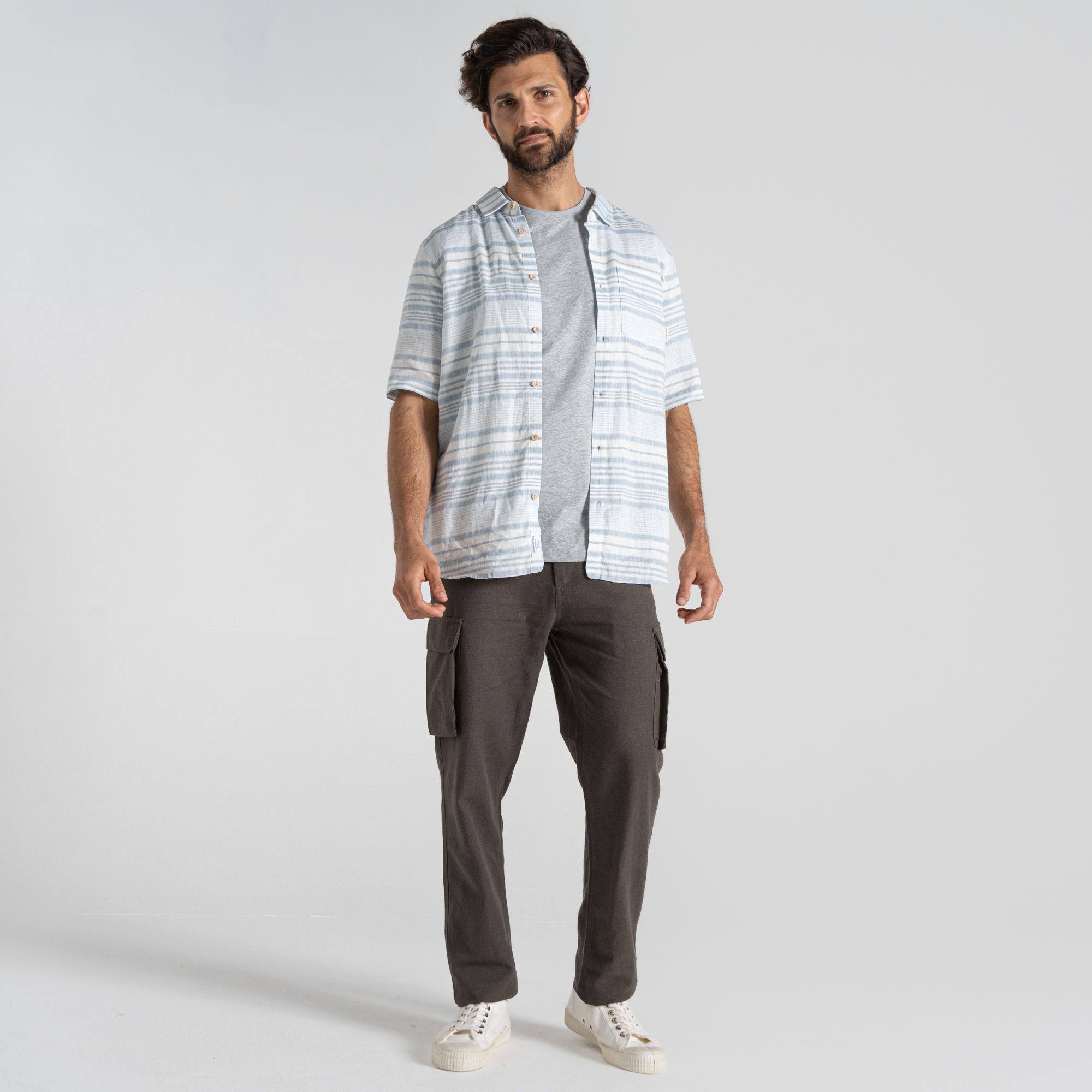 Craghoppers Men's Cartwright Short Sleeve Shirt Light blue 03