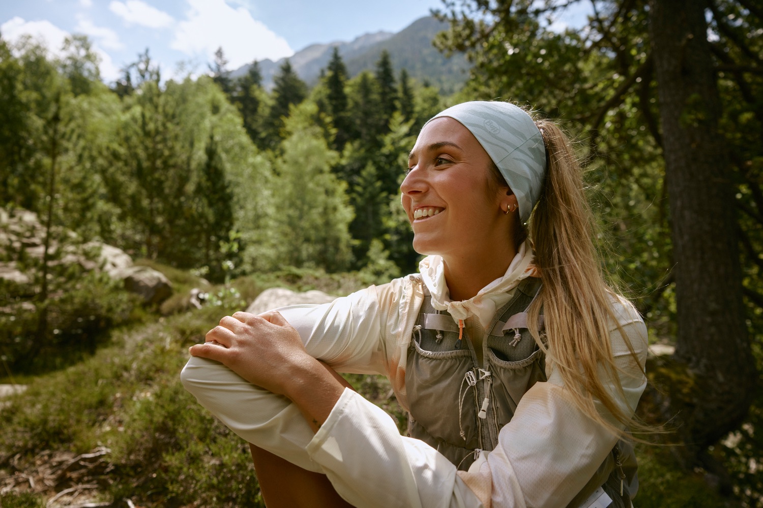 Buff Coolnet UV Wide Headband Aces Seagrove  03