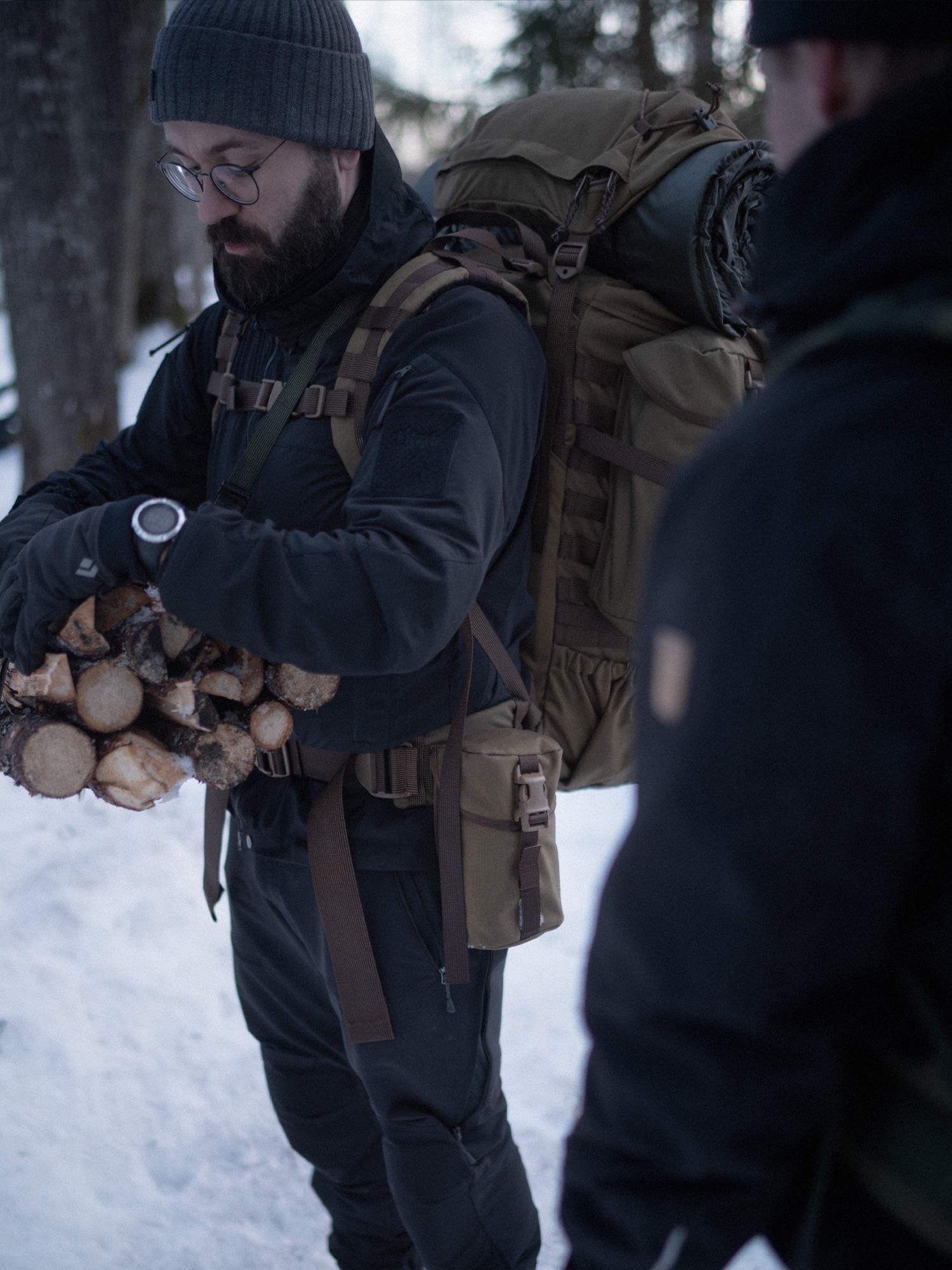 Savotta Lidded GP Pouch 3x4 Vihreä 03