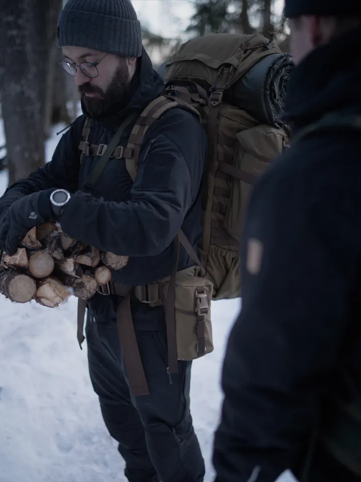 Savotta Lidded GP Pouch 3x4 Vihreä 03