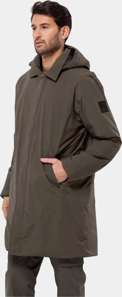 Jack Wolfskin Men's Koenigsbau Coat - Miesten vedenpitävä toppatakki Coffee 01