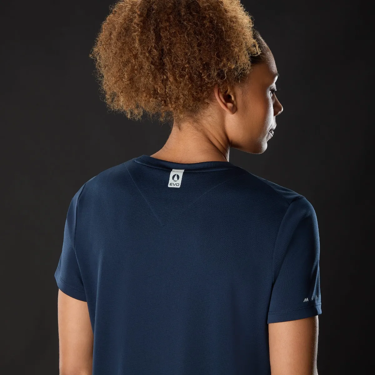 Musto Women's Evo Crew Sunblock Tee Navy 06