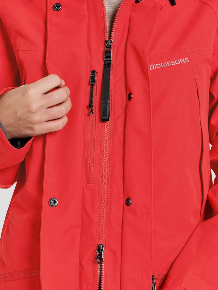 Didriksons Women's Ilma Parka 8 Punainen 06