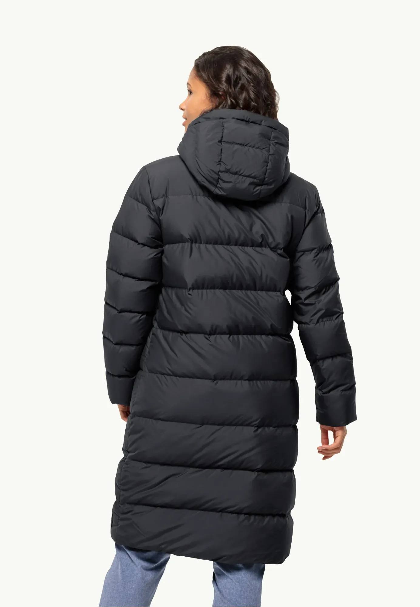 Jack Wolfskin Women's Frozen Palace Coat - Naisten untuvatakki Phantom 04