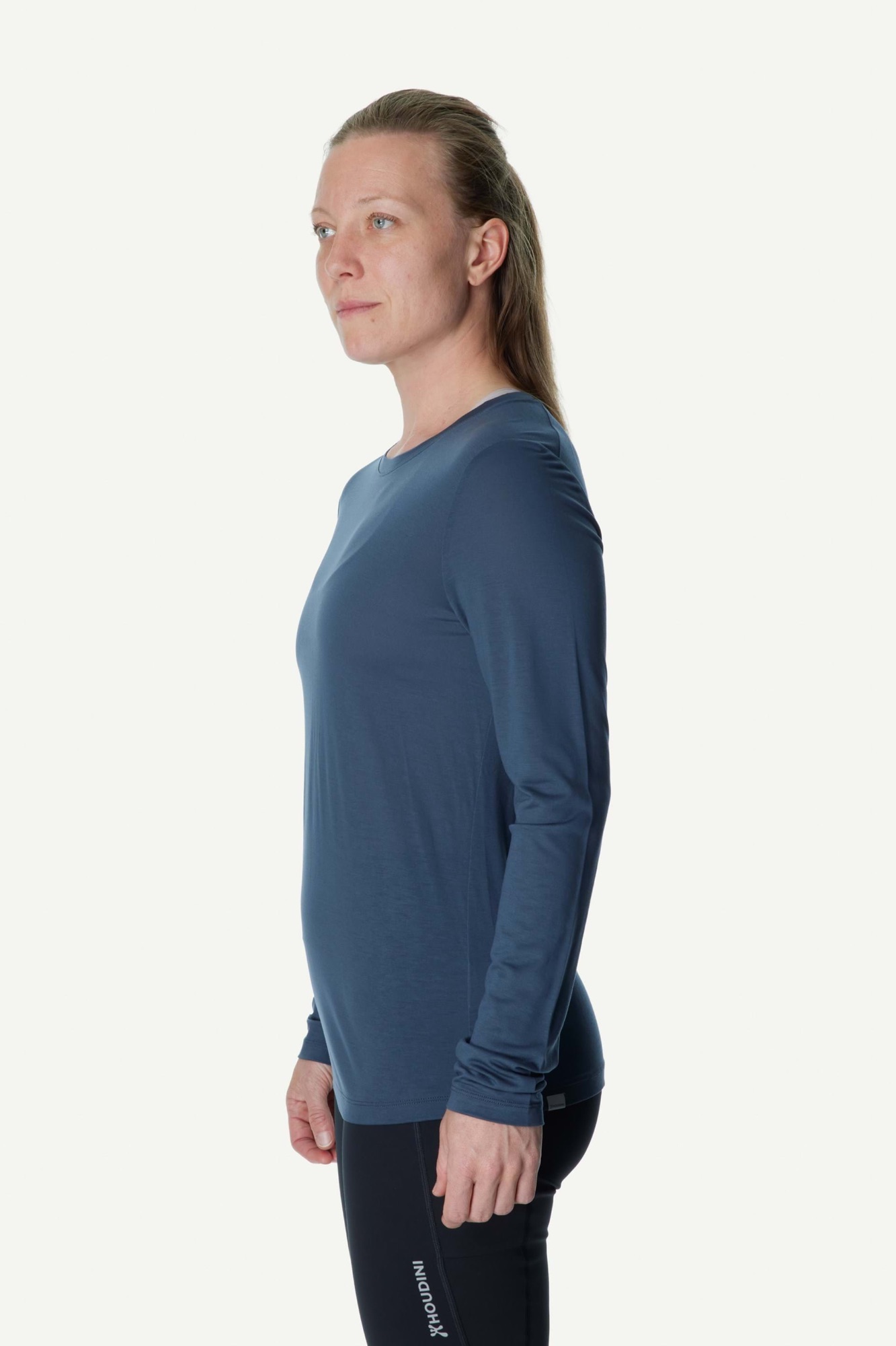 Houdini Women's Tree Long Sleeve Tee Blue 03