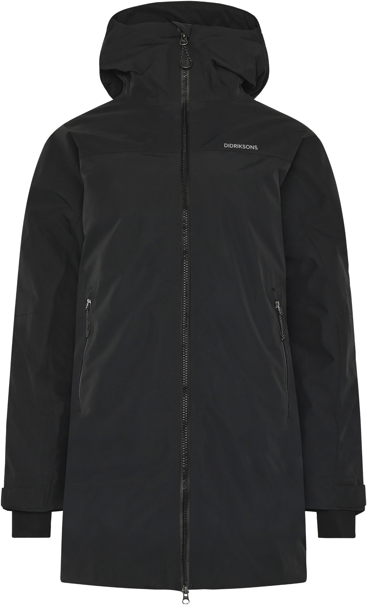 Didriksons Women's Marget Parka - Naisten talvitakki Musta 14