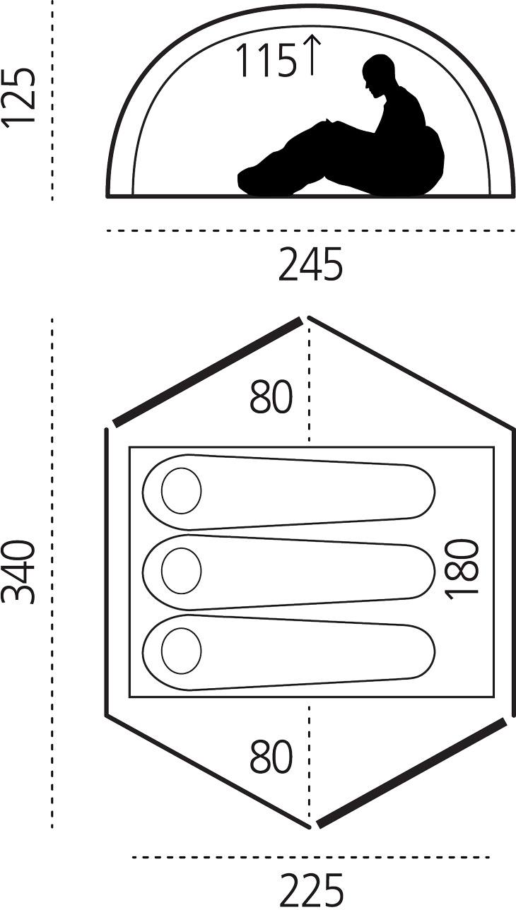Fjällräven Keb Dome 3 Green 02