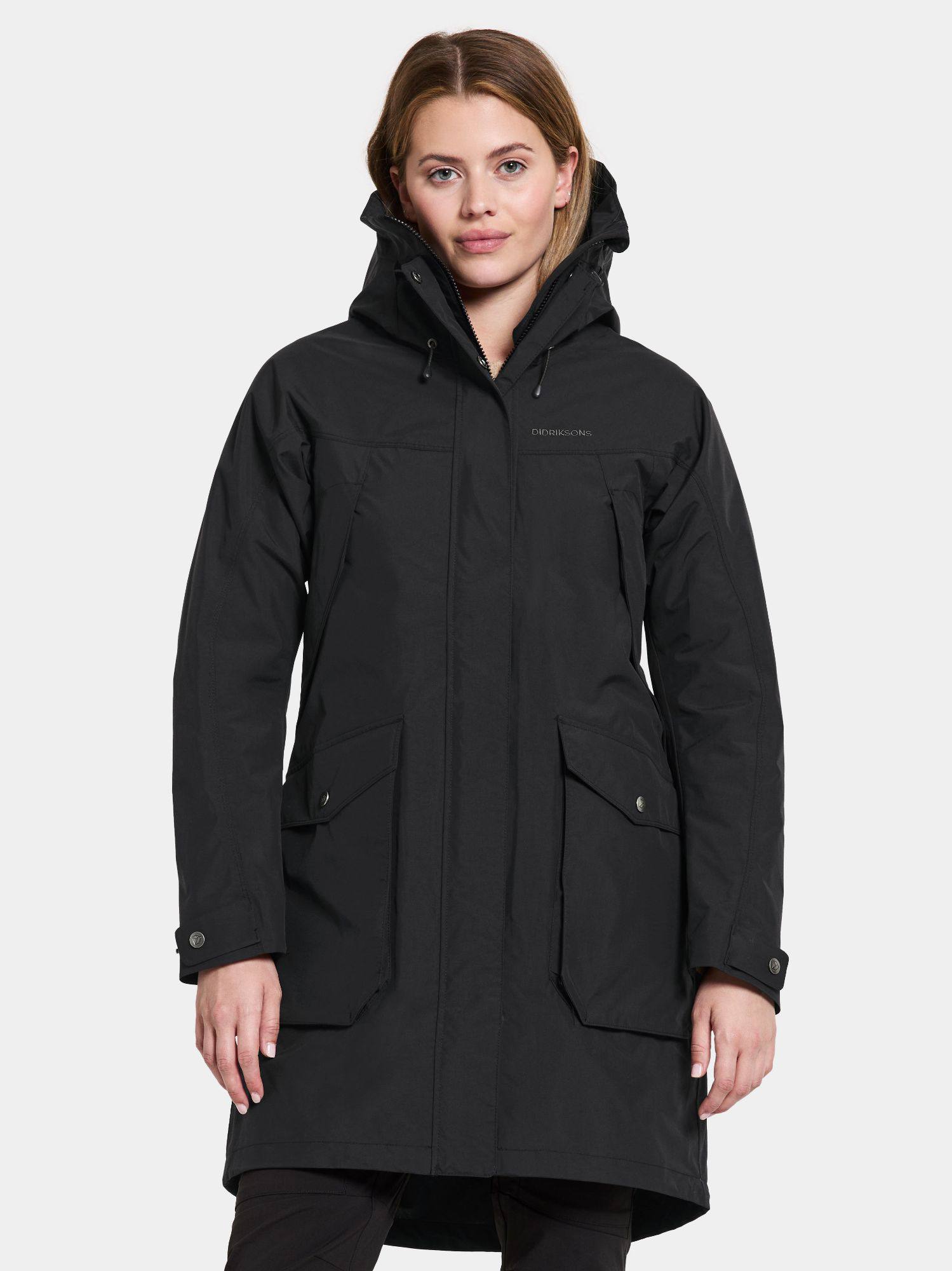Didriksons Women's Thelma 10 Parka Musta 02