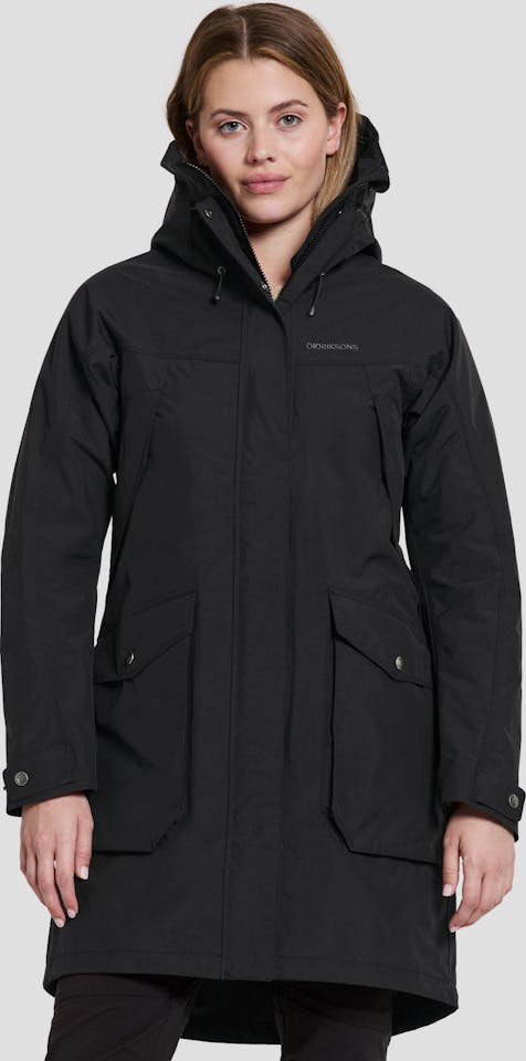 Didriksons Women's Thelma 10 Parka Musta 02