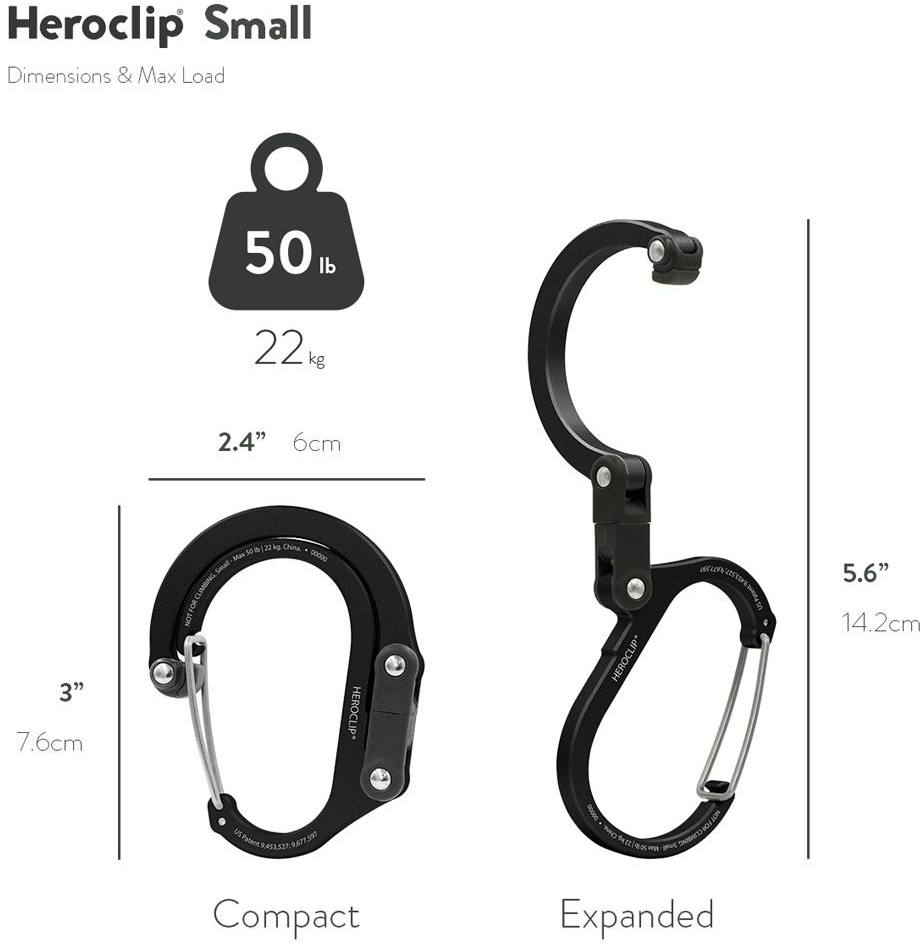 Heroclip Small Musta 04