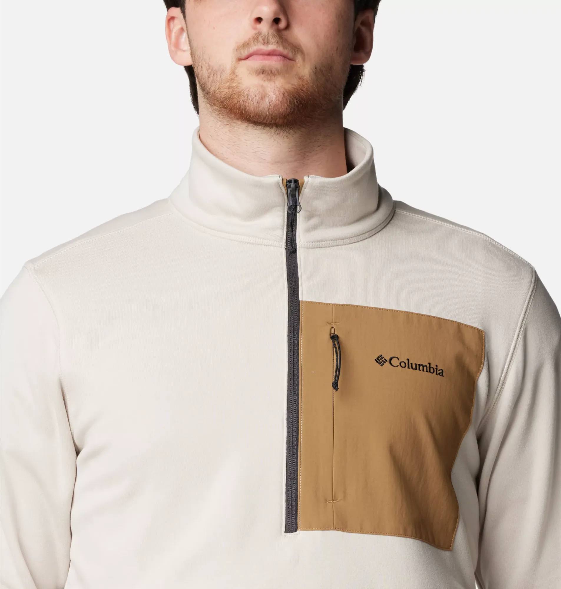 Columbia Men's Hike Halfzip II Dark Stone, Shark, Delta 03