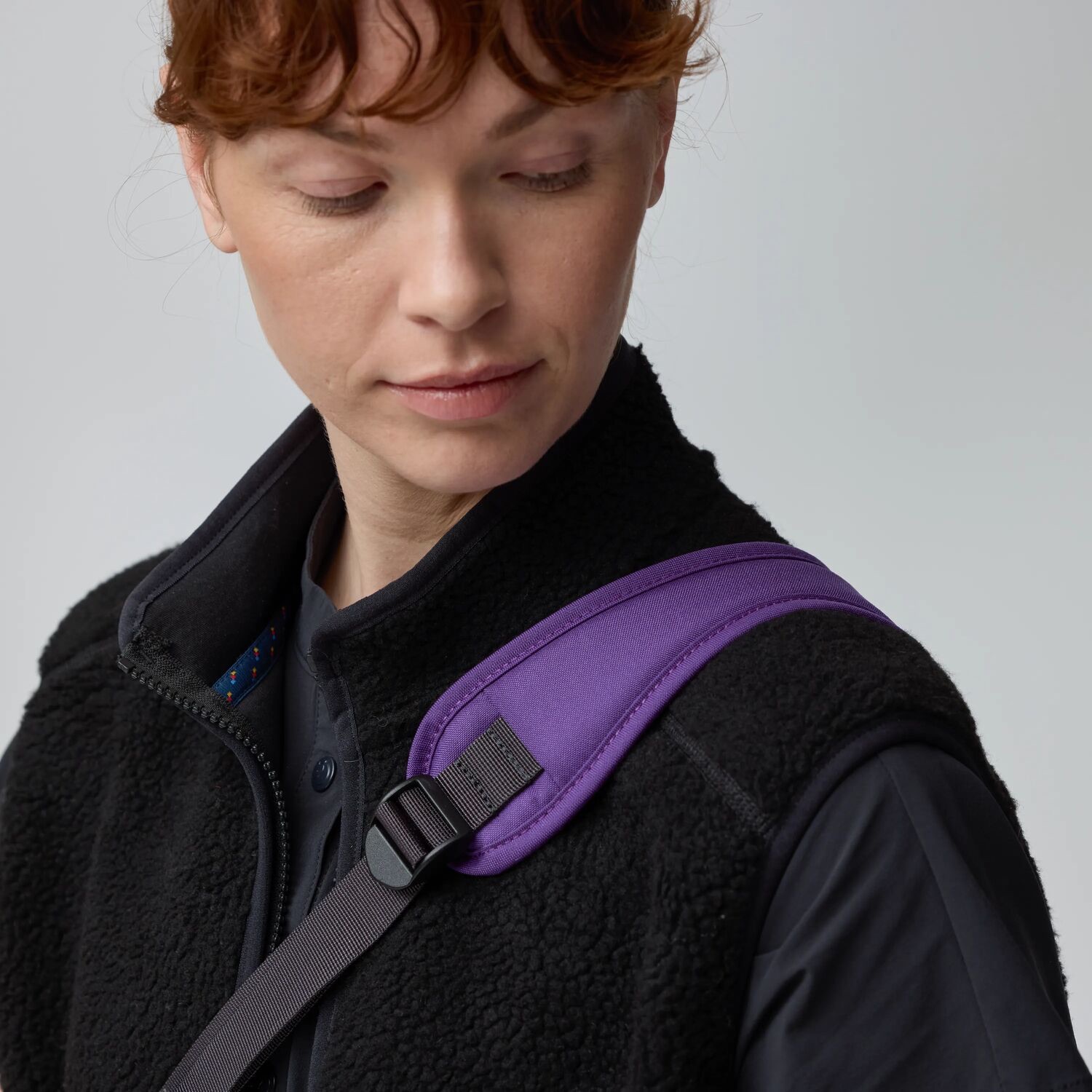 Fjällräven Vardag Shoulder Bag 6 Violette-Coal Black 10