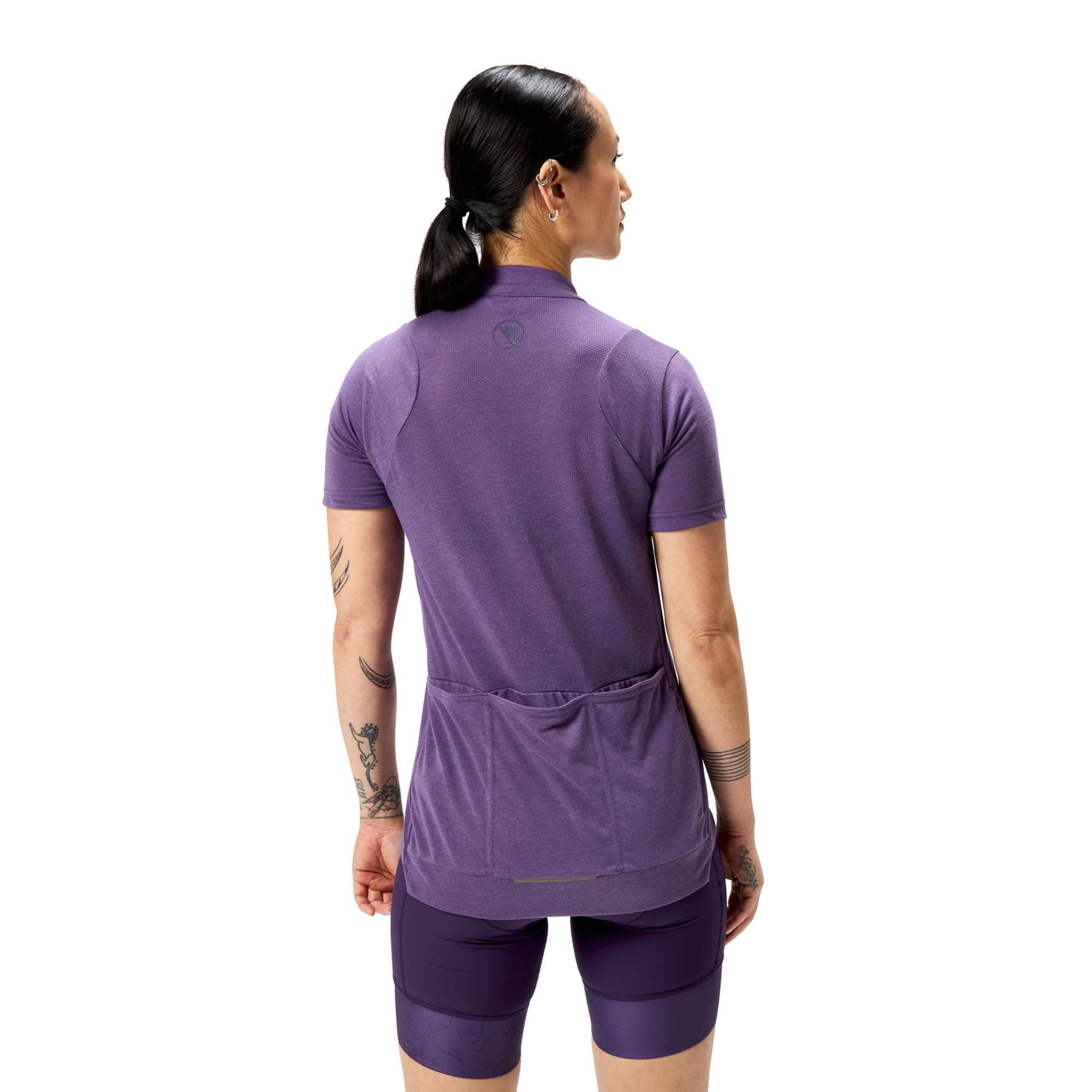 Endura Women's Loop S/S Zipped Jersey Heather 03