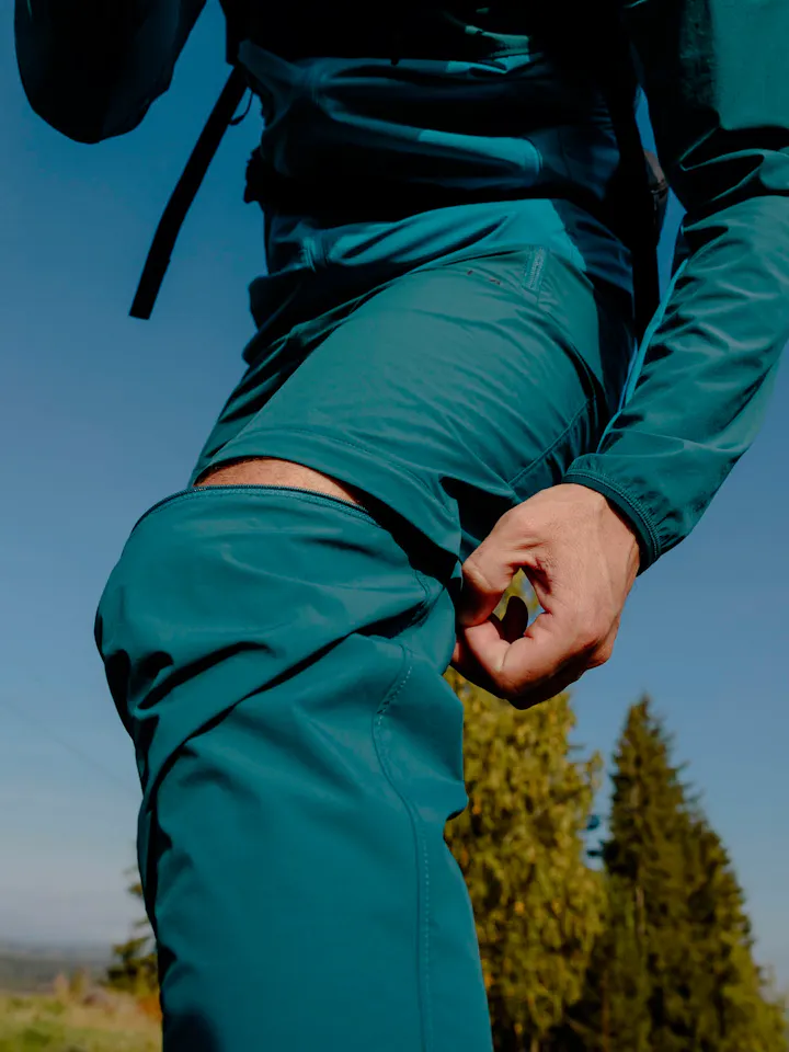 Halti Men's Pallas Cool Stretch Zipoff Pant Grey 03