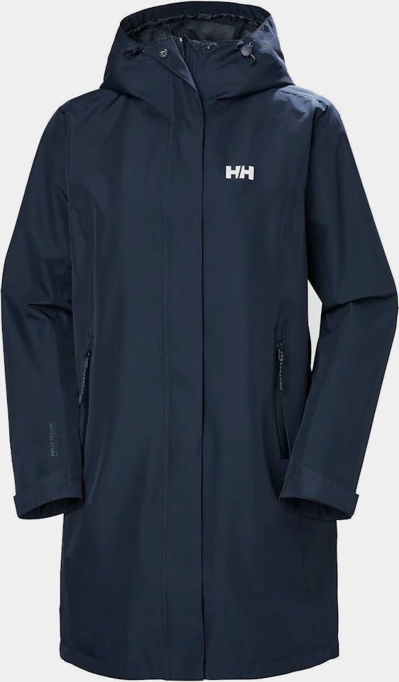 Helly Hansen Women's ACT Voyage Ocean Bound Raincoat Navy 01