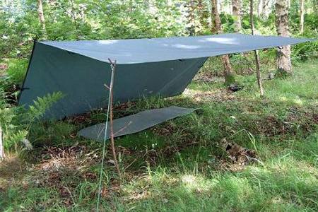 DD Hammocks Tarp 3x3 Vihreä 03