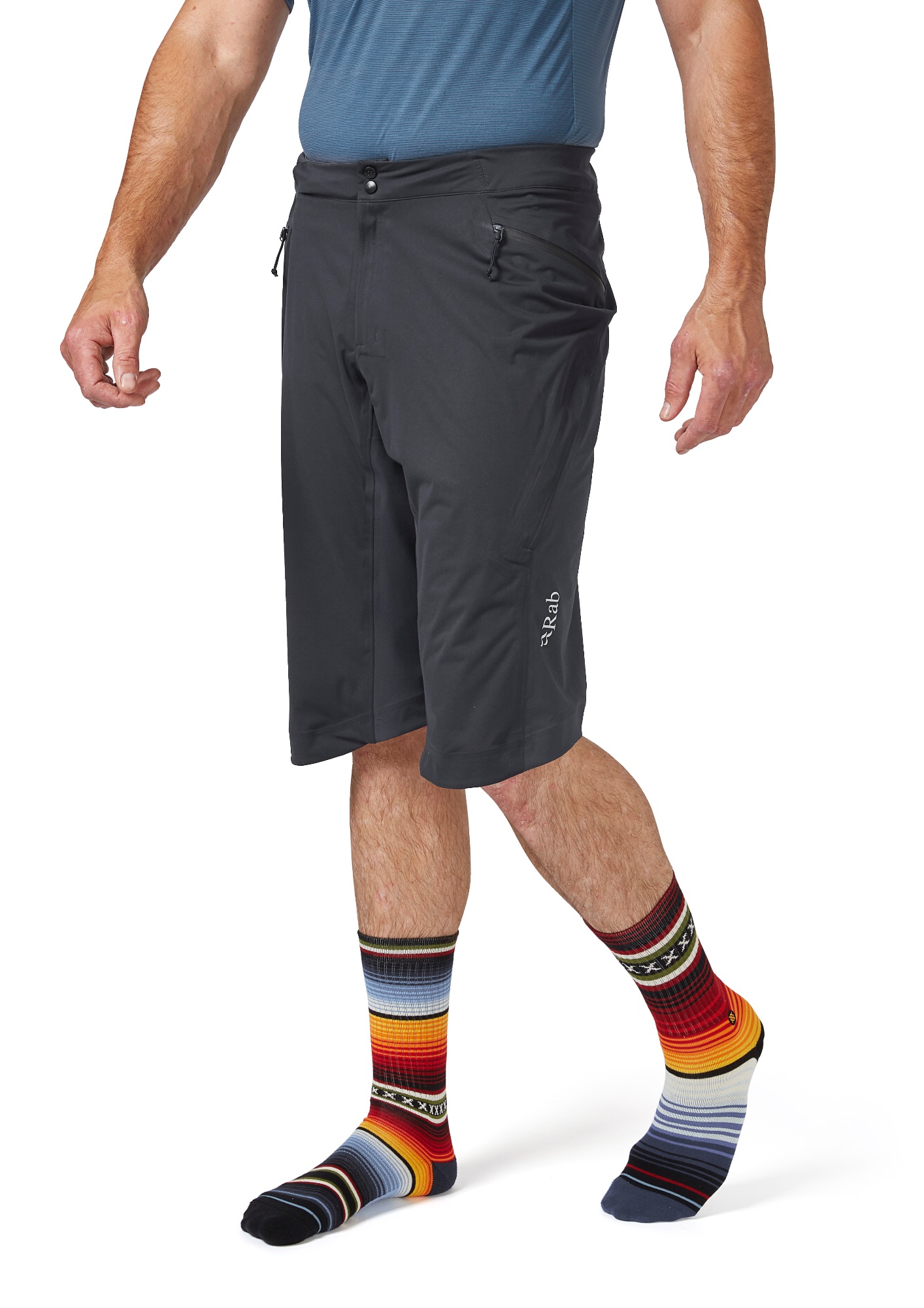 Rab Men's Cinder Kinetic Shorts Beluga 11