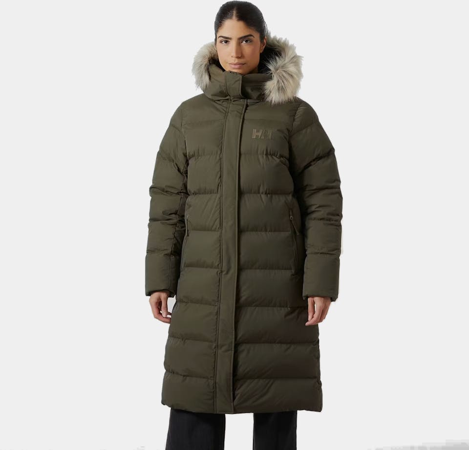 Helly Hansen Women's Aria Long Parka Green 01