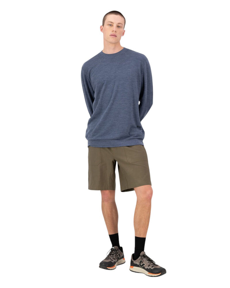 Mons Royale Men's Horizon Merino Crew Navy 02