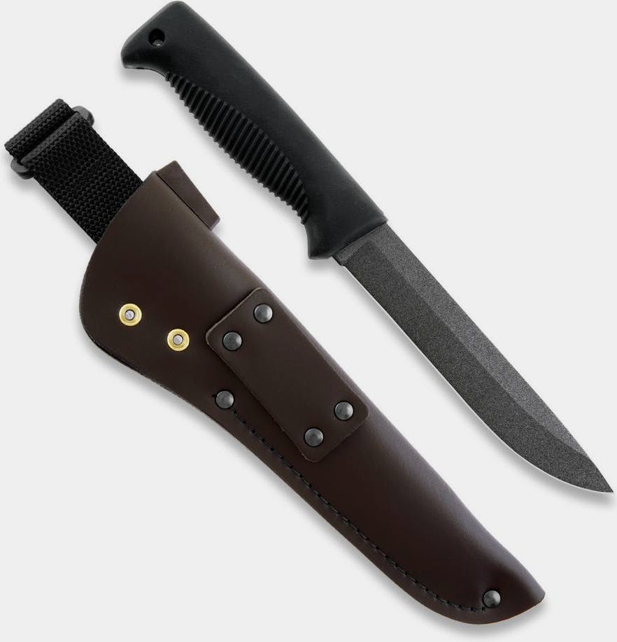 Peltonen Knives Ranger Knife M95 with Brown Leather Sheath  01