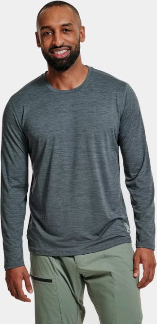 Lundhags Men's Tived Long Sleeve T-Shirt Sky Blue 01