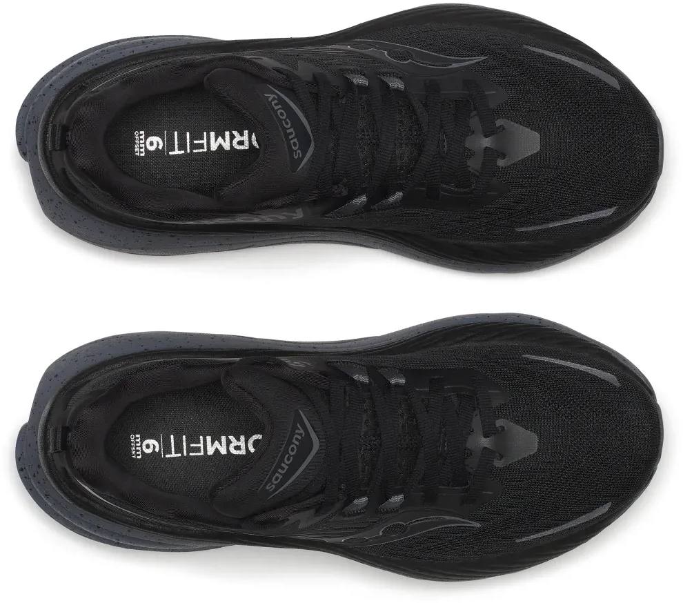 Saucony Women's Hurricane 24 Black / Grey 04