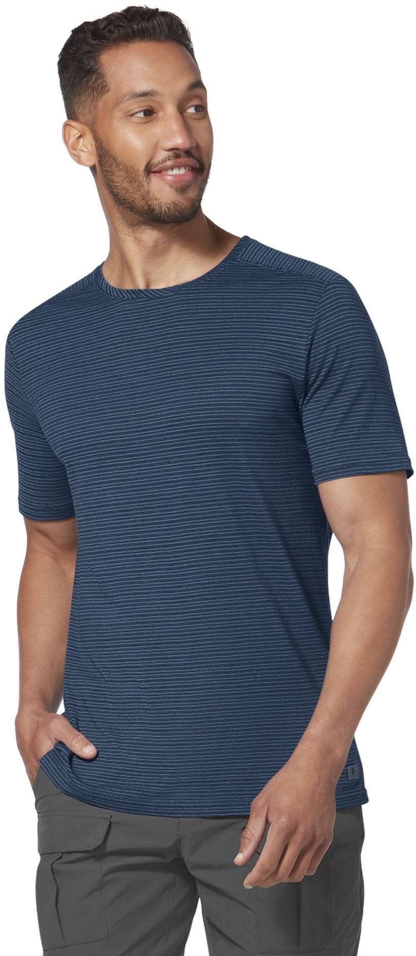 Royal Robbins Men's Vacationer Crew SS Tee Navy 03