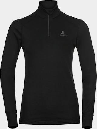 Odlo Women's ACTIVE WARM ECO Half-Zip Turtleneck Base Layer Top