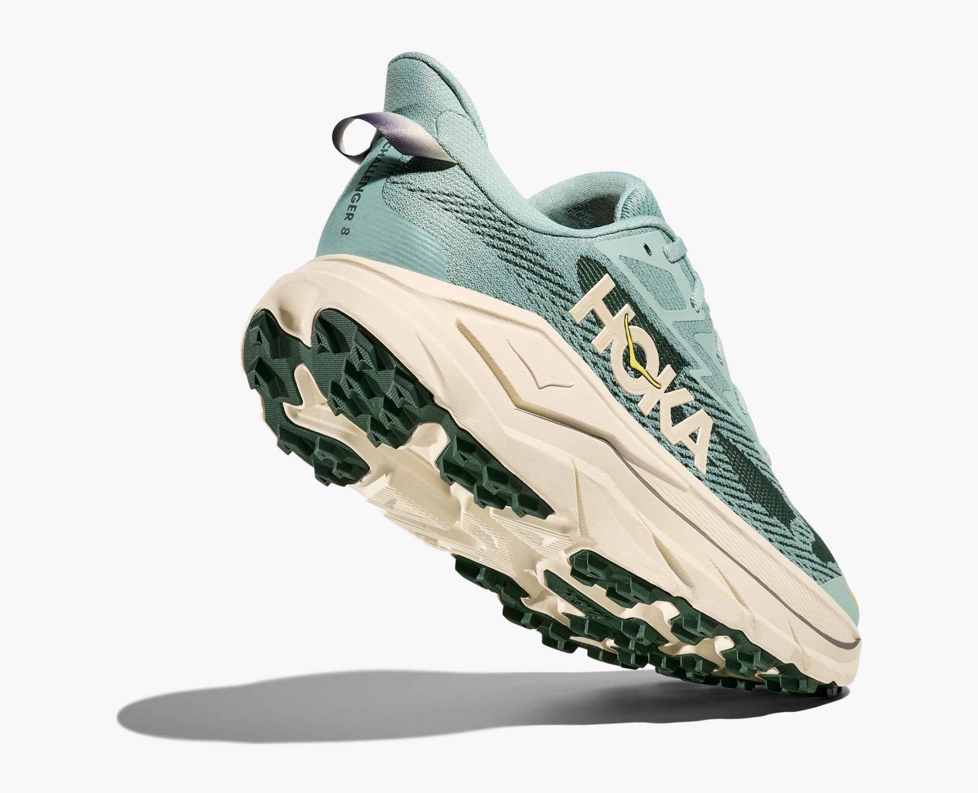 Hoka Men's Challenger 8 Jade / Truffle Salt 04