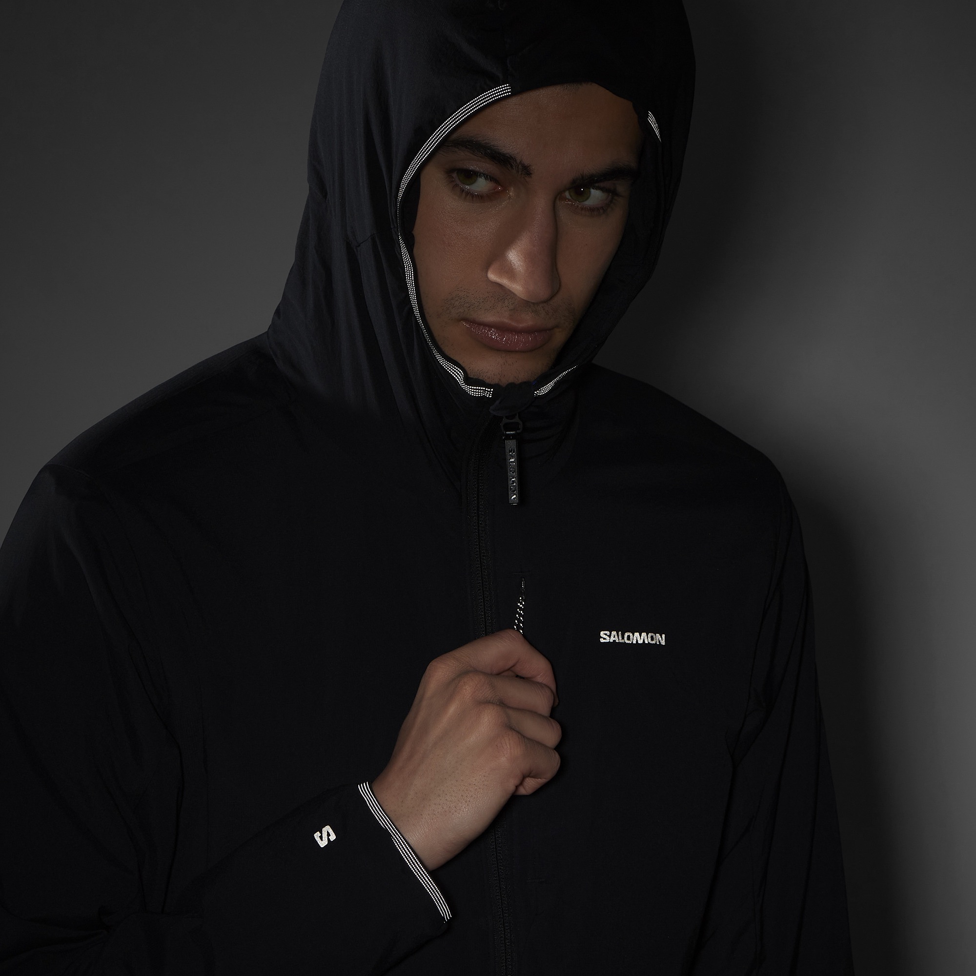 Salomon Men's Mountain Flex Hood Musta 05