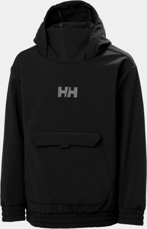 Helly Hansen Jr Powder Softshell Hoodie Black 03