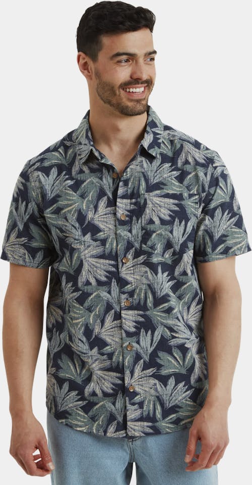 Sherpa Men's Havai Short Sleeve Shirt Rathee Blue 01