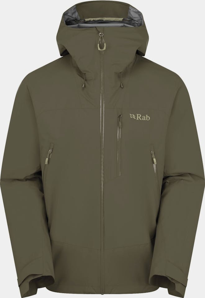 Rab Men's Downpour Mountain Jacket Army Green 01