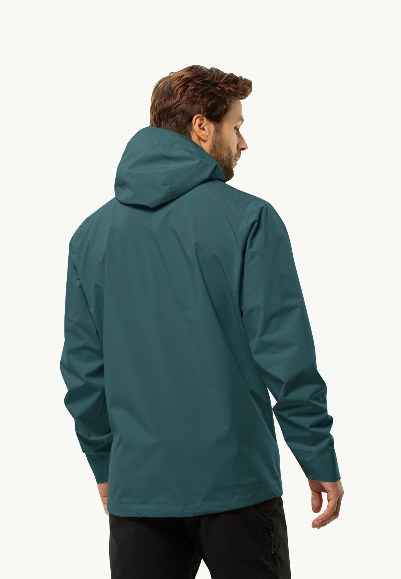 Jack Wolfskin Men's Highest Peak 3L Jacket Emerald 03