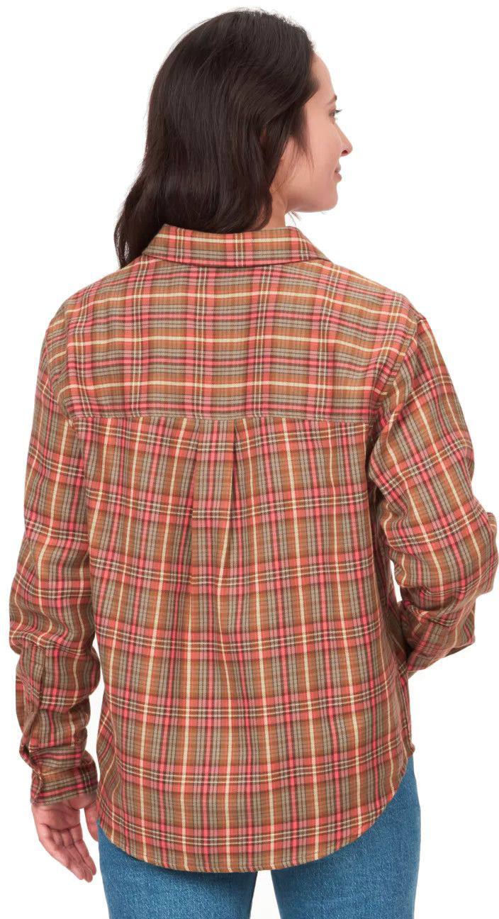 Marmot Women's Fairfax Light Novelty Flannel Grape 02