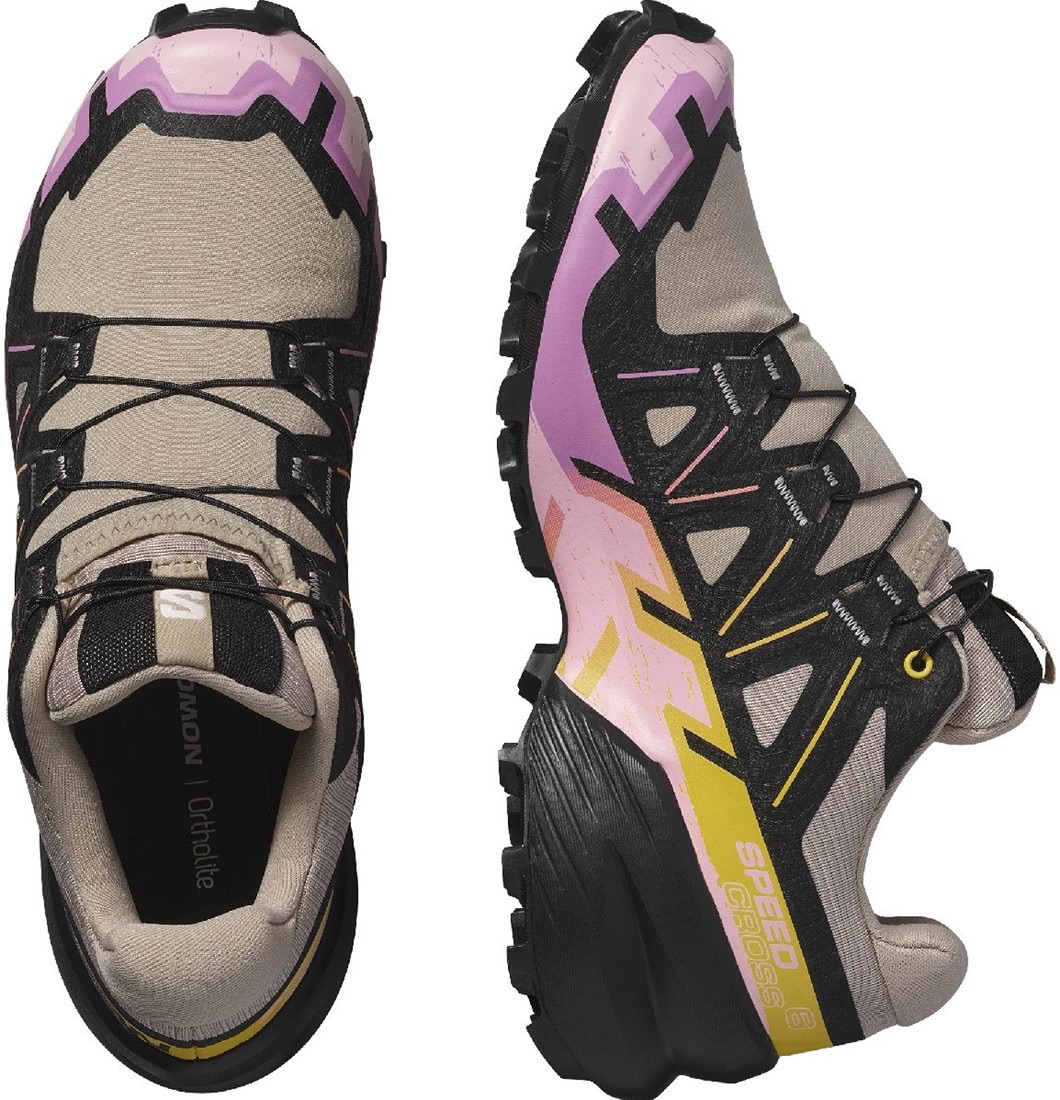 Salomon Women's Speedcross 6 Etherea/Black/Cyclamen 06