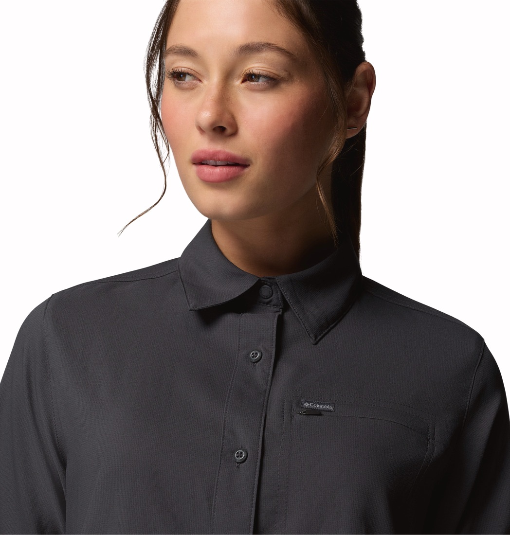 Columbia Women's Silver Ridge Utillity II Long Sleeve Musta 04