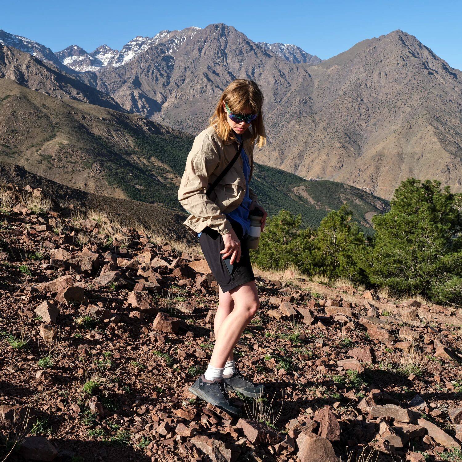 Fjällräven Women's Hoja Hybrid Shorts Black 03