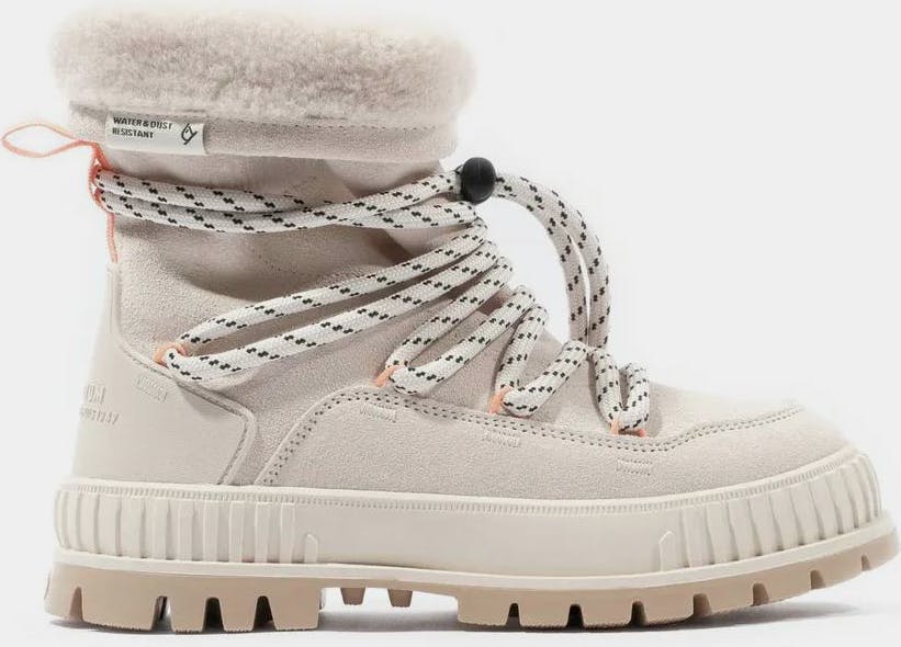 Palladium Women's Pallashock Hiver - Naisten talvikengät Almond Milk 03