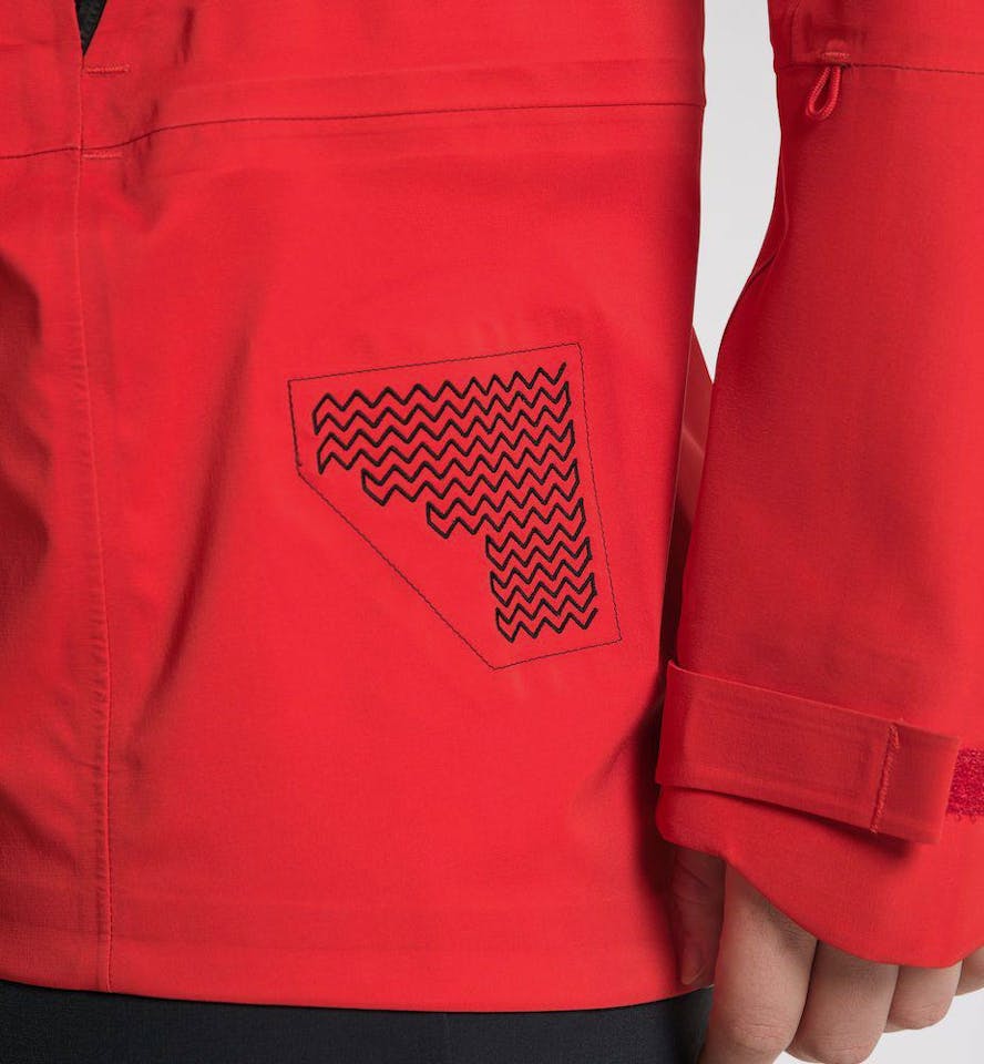 Haglöfs Women's L.I.M ZT Mtn GTX PRO Jacket Red / Black 03