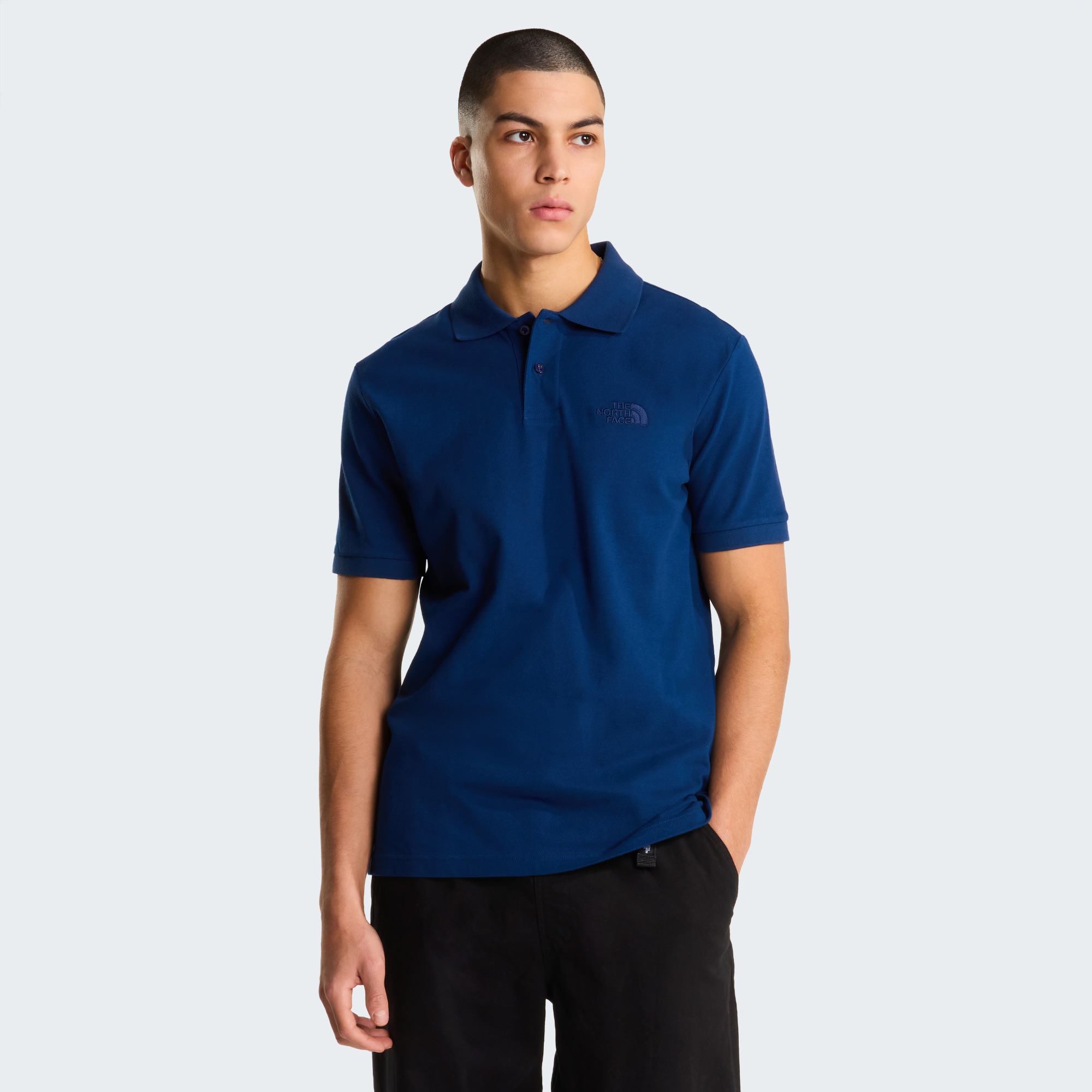 The North Face Men's Essential Reg Polo Estate Blue 06