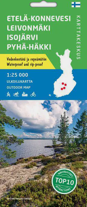 Karttakeskus Etelä-Konnevesi Leivonmäki Isojärvi Pyhä-Häkki 01