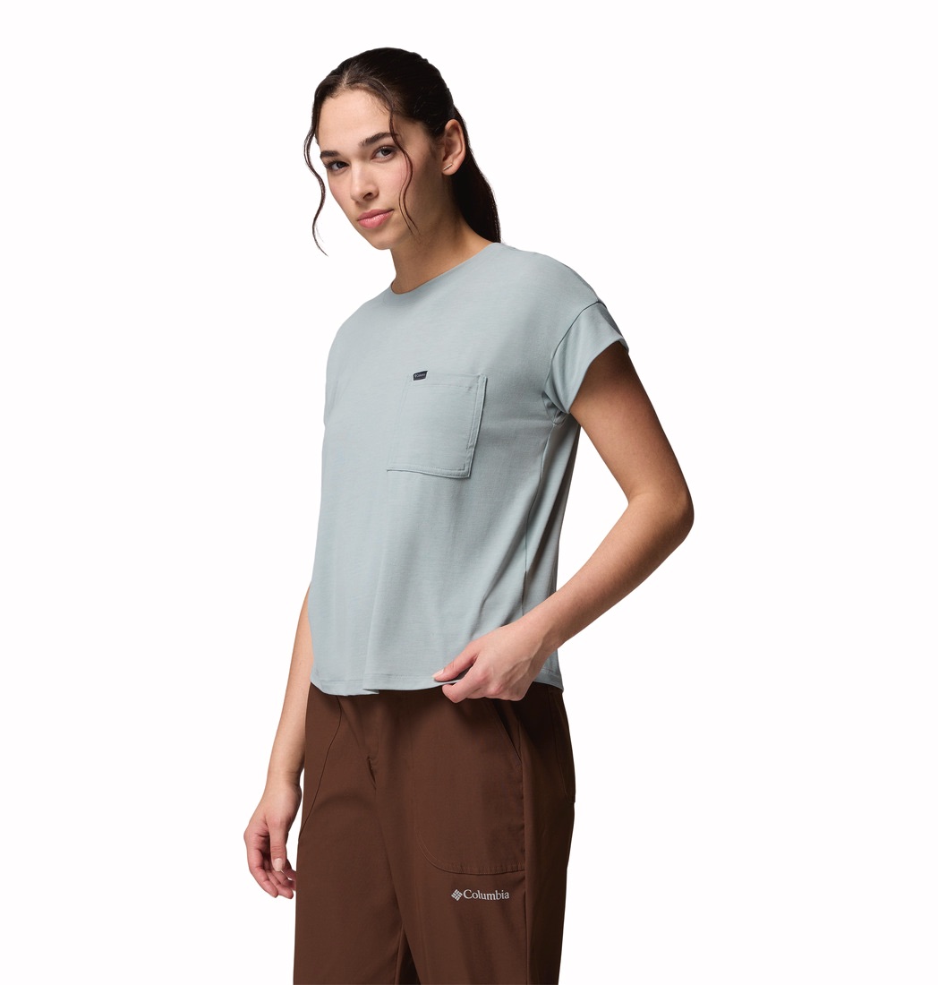 Columbia Women's Daniela Falls Tee Crushed blue 03